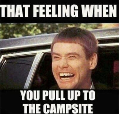 funny camping meme