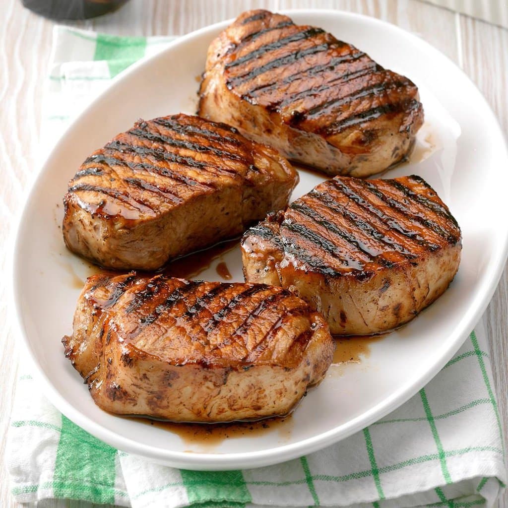 Image for Grilled maple pork chops 