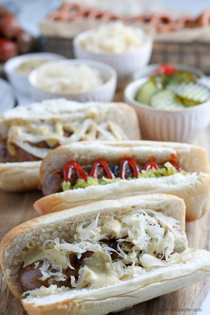 Image for Grilled Beer Brats Recipe