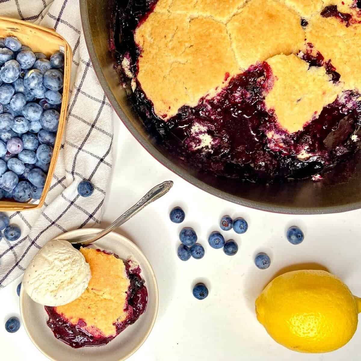 Image for Dutch Oven Blueberry Cobbler