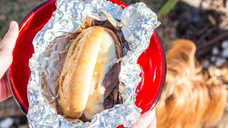 Image for Easy Campfire French Dip Sandwiches